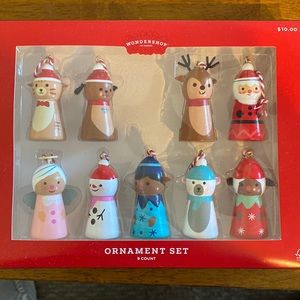 NIB Wondershop 9 Count Ornament Set